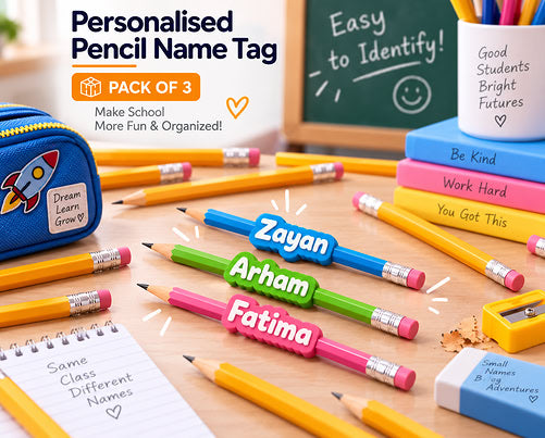Personalized 3D Name Pencil ✏️