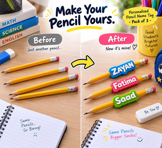 Personalized 3D Name Pencil ✏️