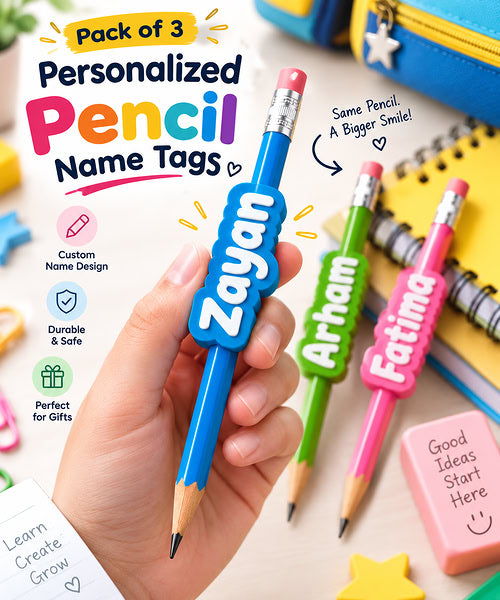 Personalized 3D Name Pencil ✏️
