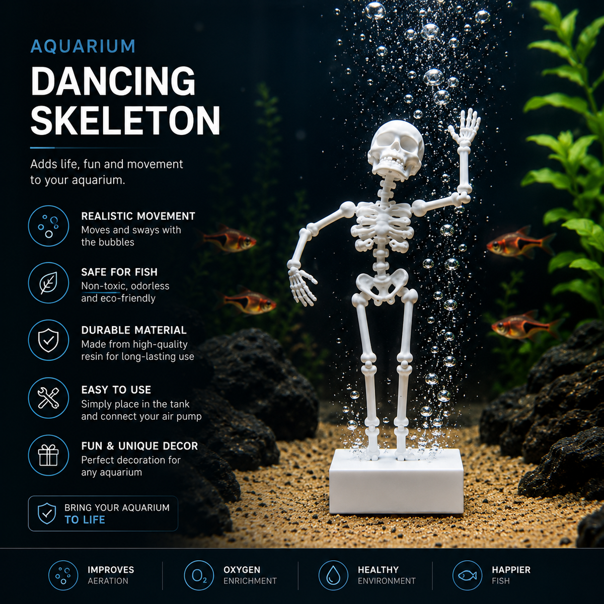 Dancing Aquarium Guy – Bring Your Fish Tank to Life
